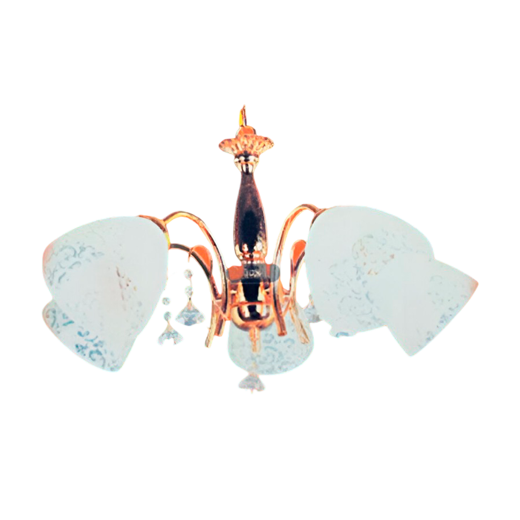 Lampara colgar 5l mundi d-63098-5 dorado