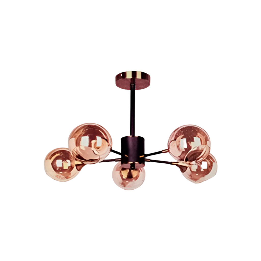 Lampara colgar 5l mundi x-39524-5 dorado