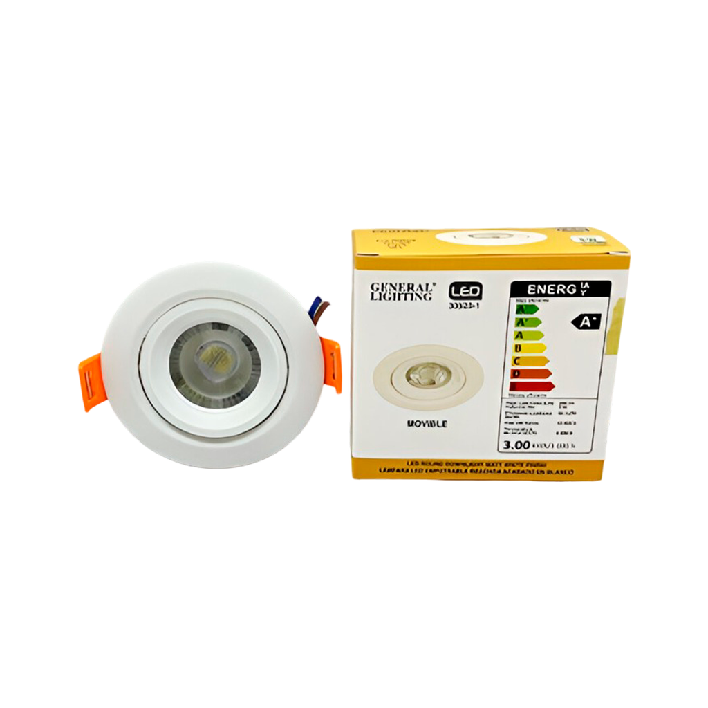 Lampara panel empotrable led 3w 6000k red 33523-1