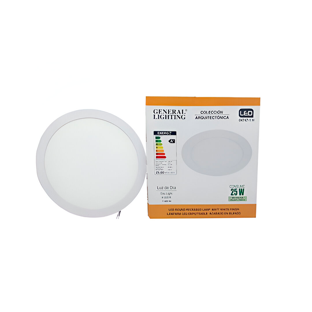 Lampara panel led 1l 25w 4747-1h blanco