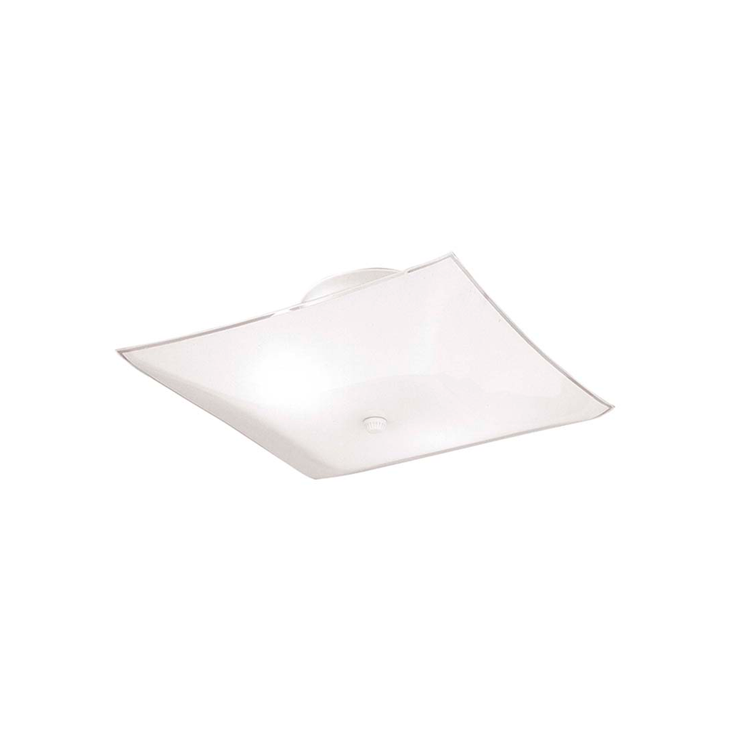 Lampara semi-techo 2l westinghouse 66201 blanca