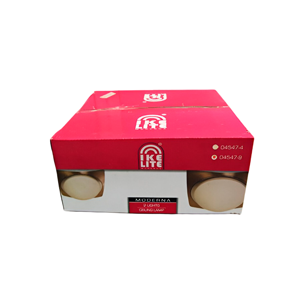 Lampara techo 2l 60w lumi 4547-9 chocolate