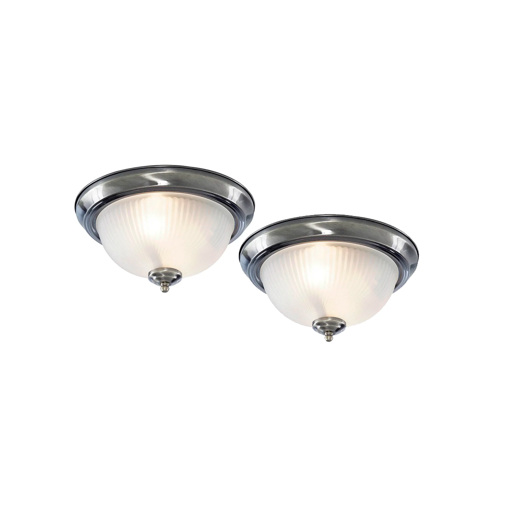 Lampara techo 2l mundi 006c-2b negro/cromo