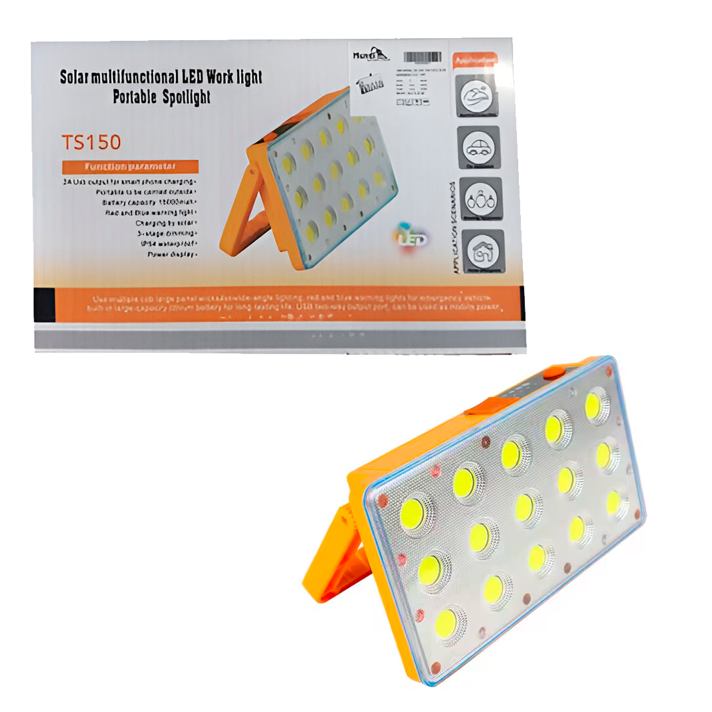 Linterna solar 19x11x3.5cm 8800mah l-209