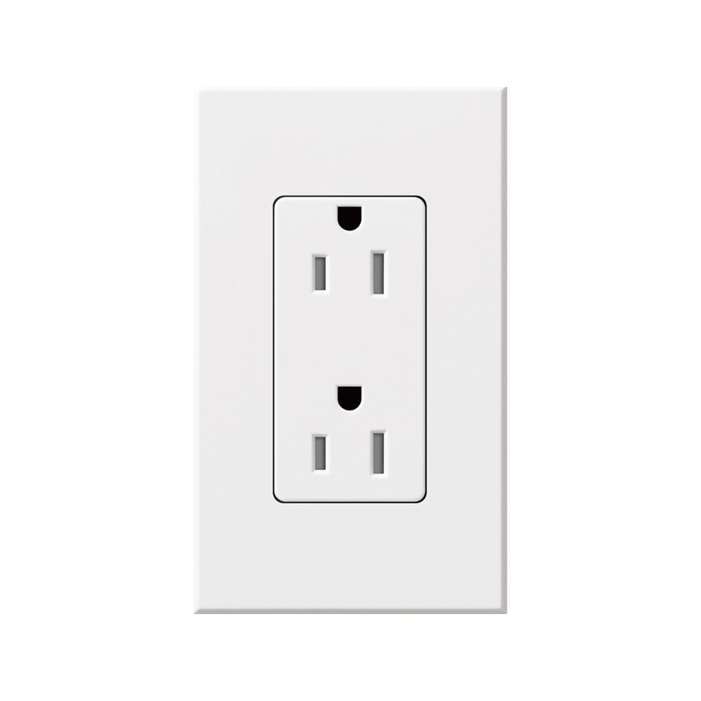 Tomacorriente doble empotrable 15a 125v 118f