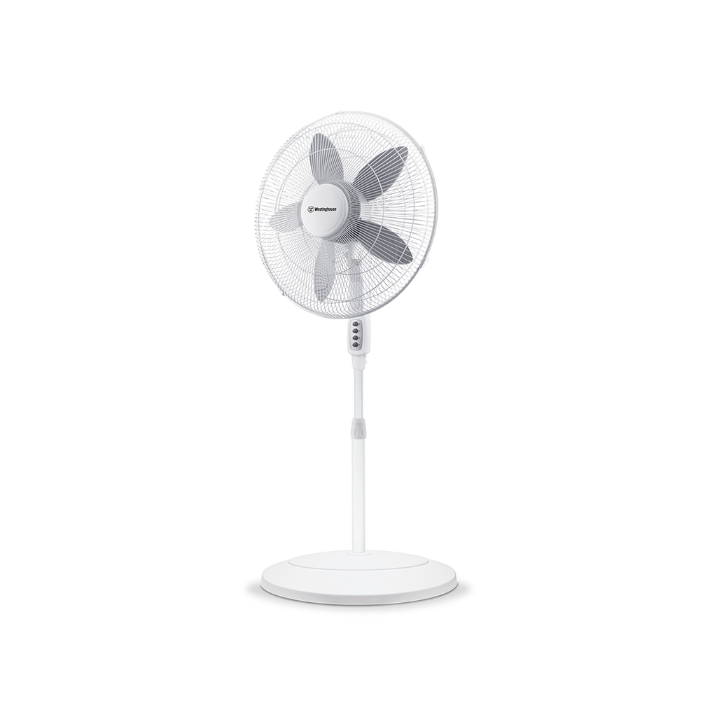 Ventilador pedestal 18" metal 72762 blanco