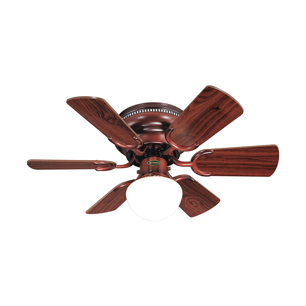 Ventilador techo 30" 6a 1l petite 72395 bronce