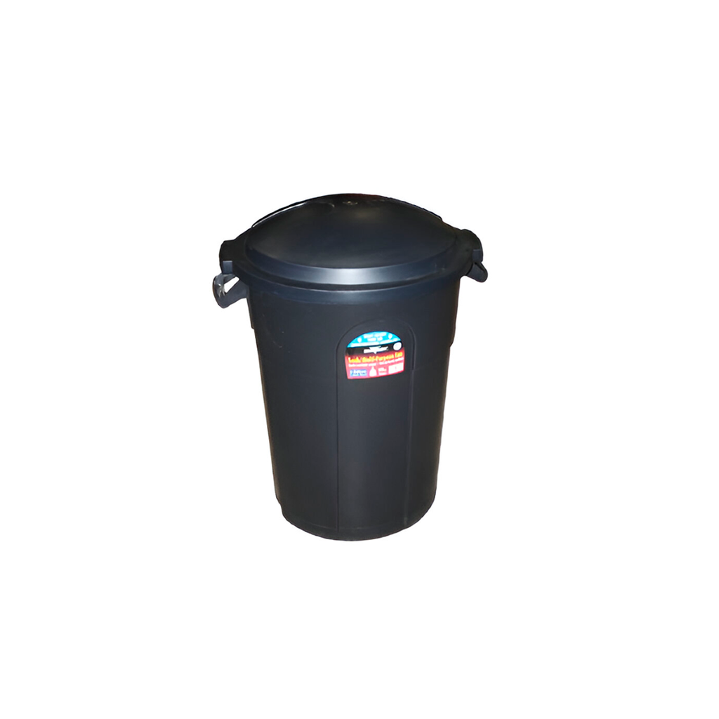 Basurero plastico 32-gln con tapadera ti0019 negro