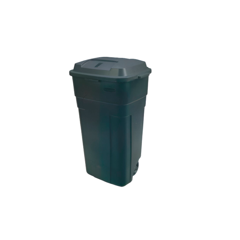 Basurero plastico 34-gln con rueda rubber 2898