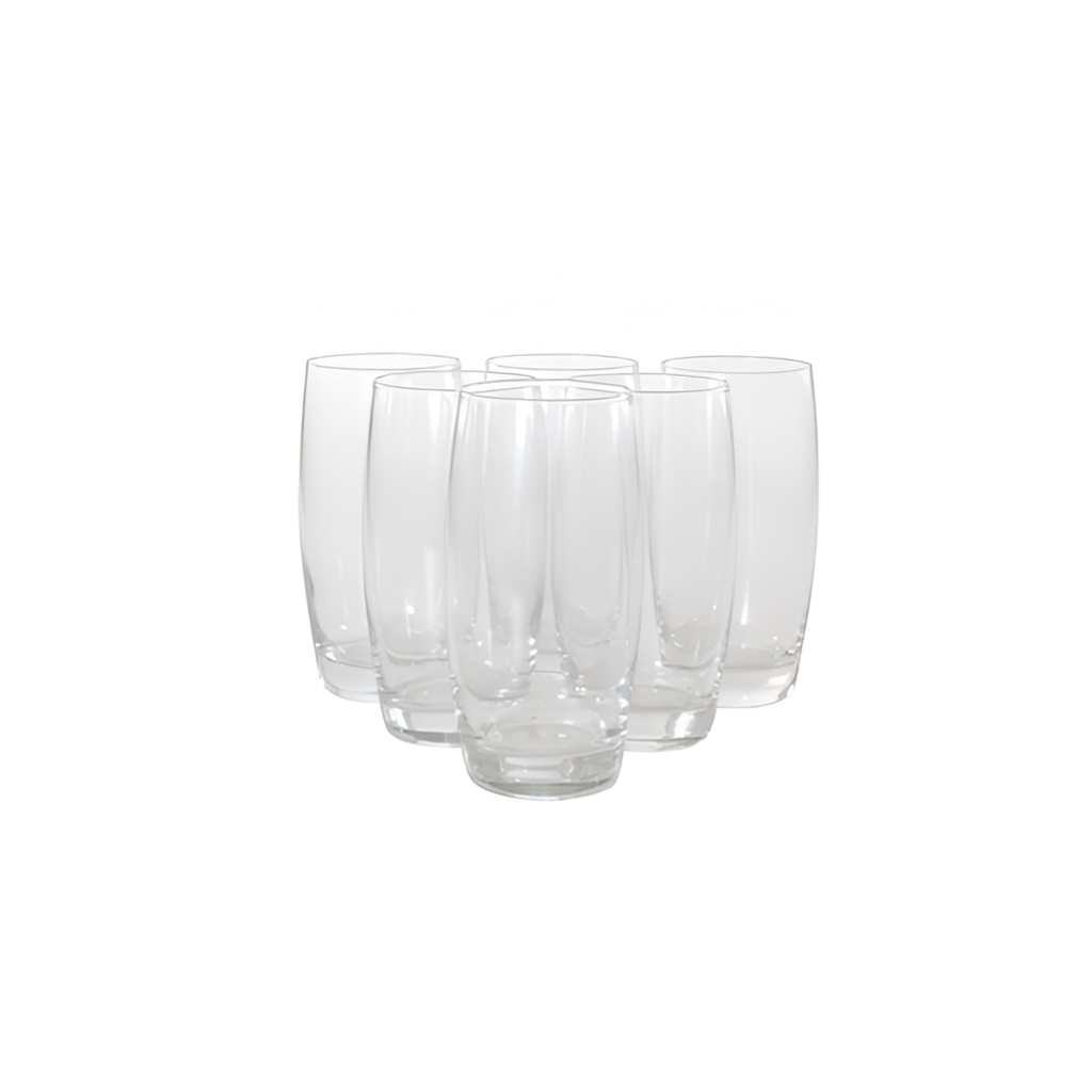Vaso de vidrio 13-oz 6pc nadir oca 71876