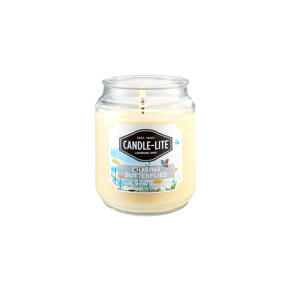 Vela aromatica 18-oz campo mariposa 3297354