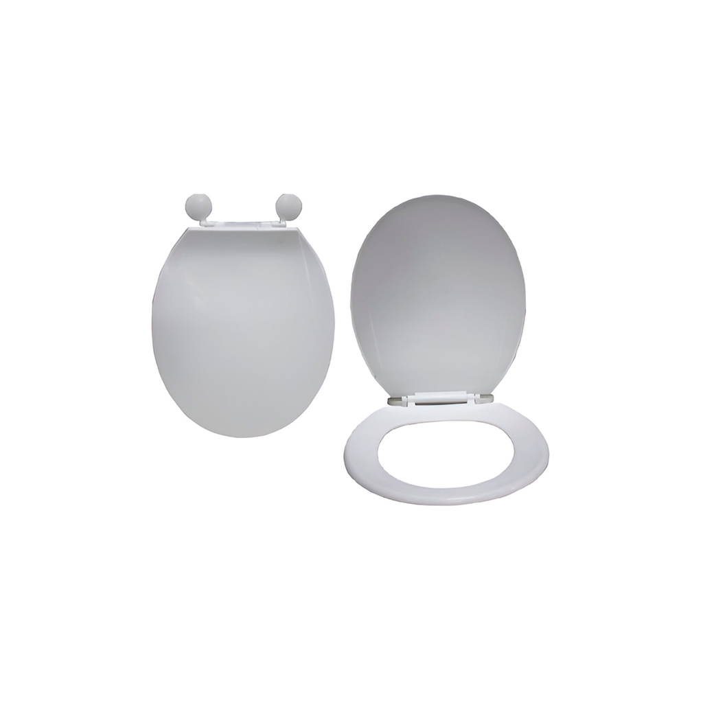 Asiento sanitario redondo plastico hd-2 7/92453 blanco