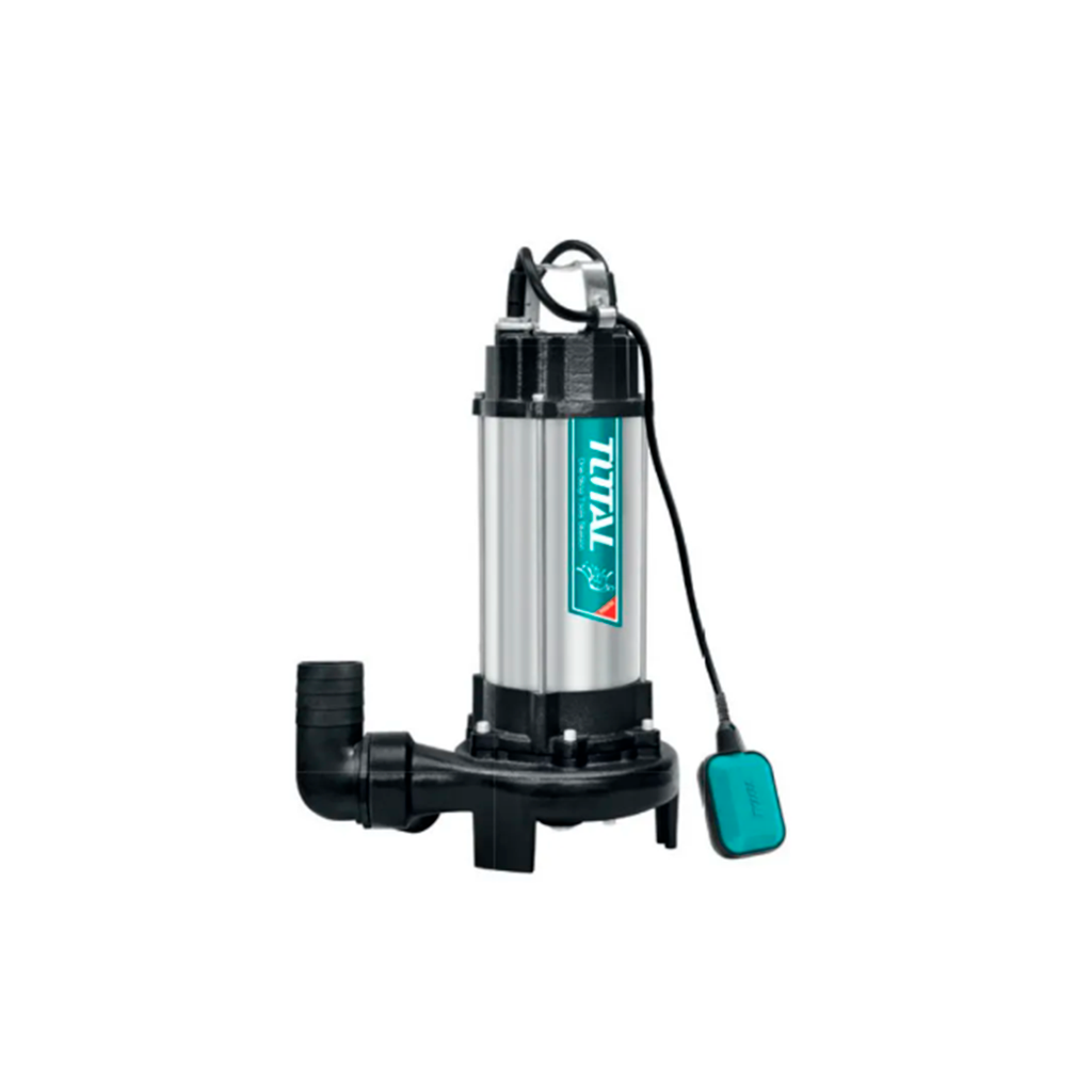 Bomba sumergible 2hp para agua residuales total 50026