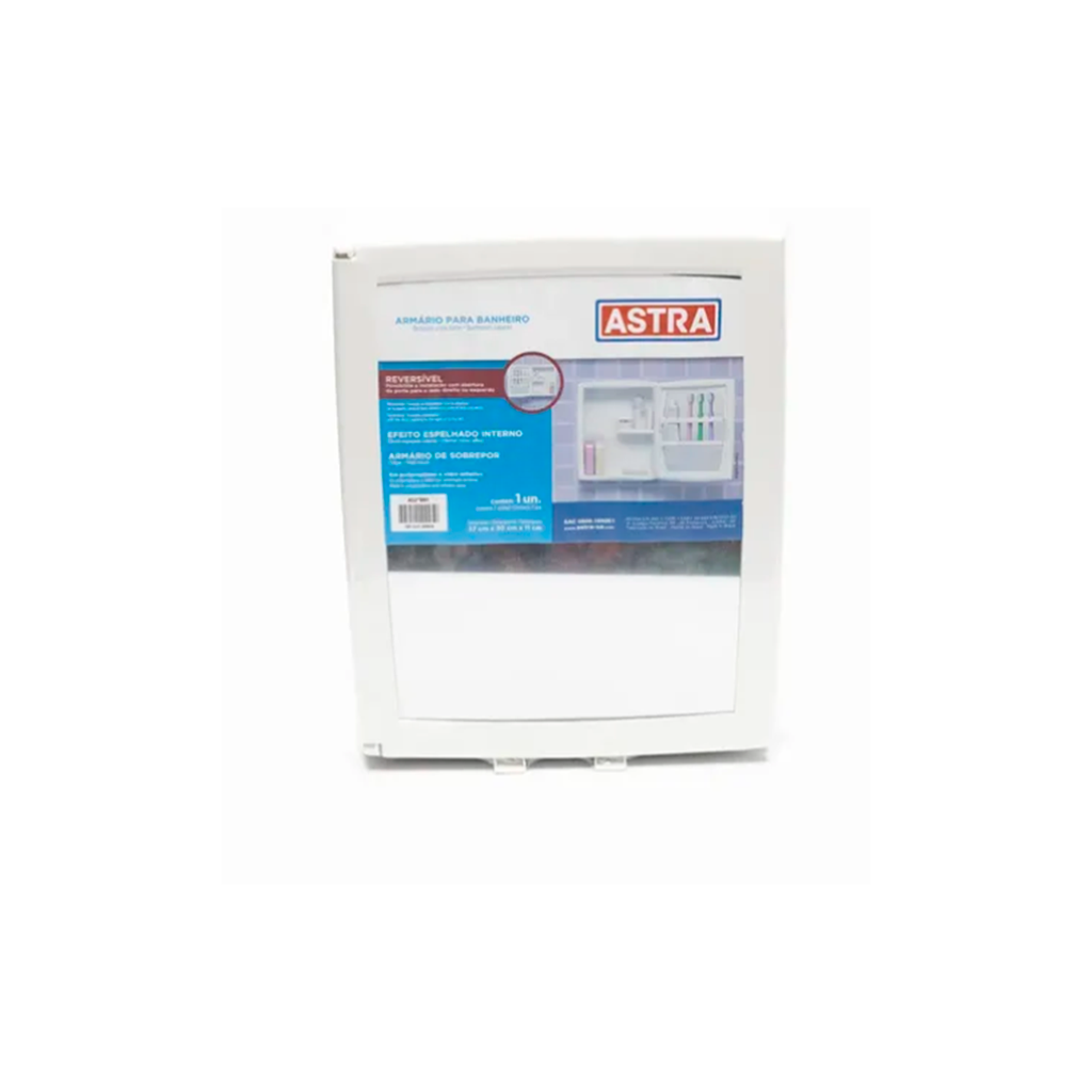Botiquin para baño con espejo astra 30x37cm a52
