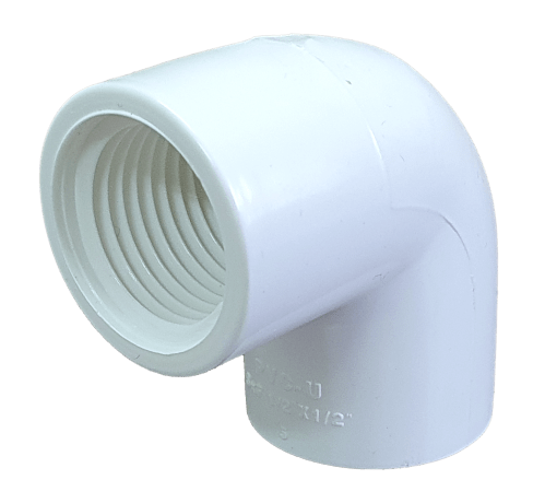 Codo pvc 1/2"x90 st-90 con rosca china