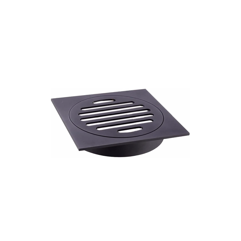 Desague baño acero inoxidable 4"x4" boxer 16531-bk