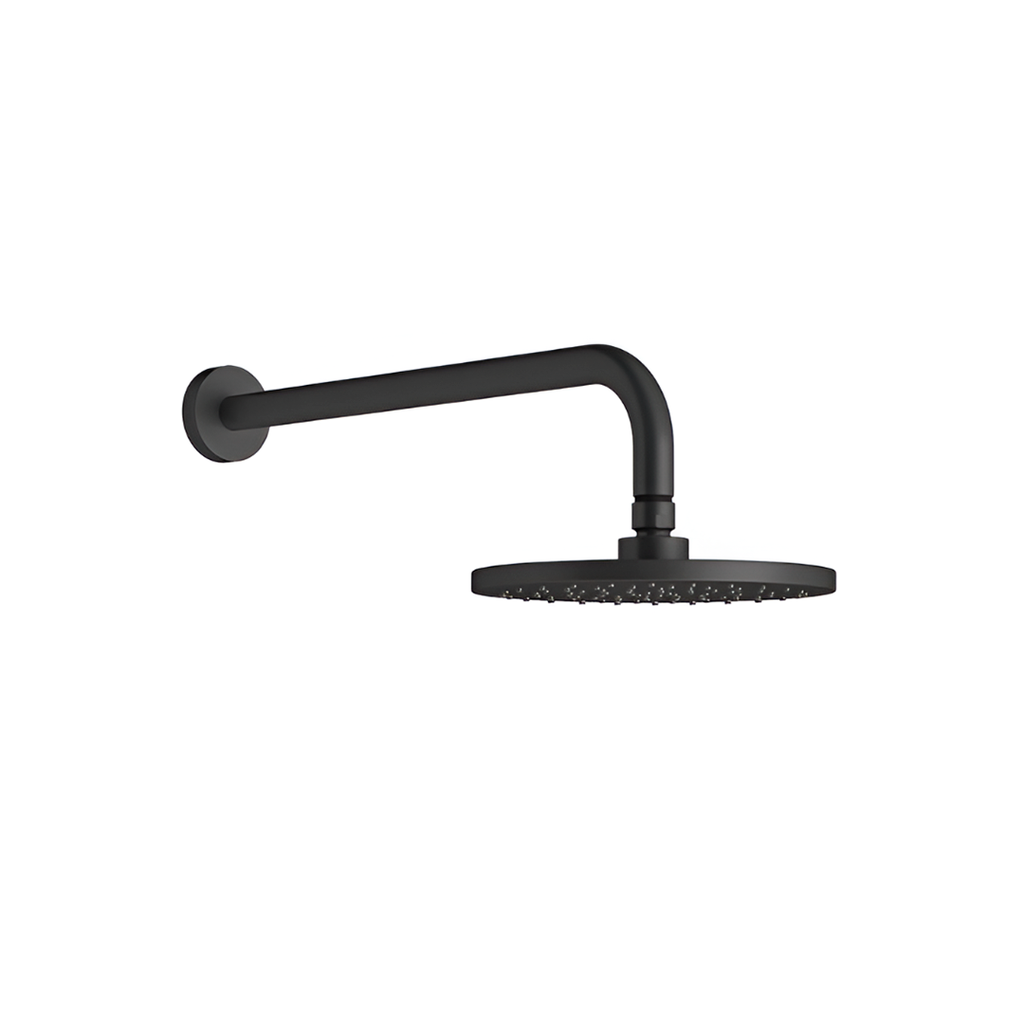 Ducha con brazo boxer nt16988-8bk negro