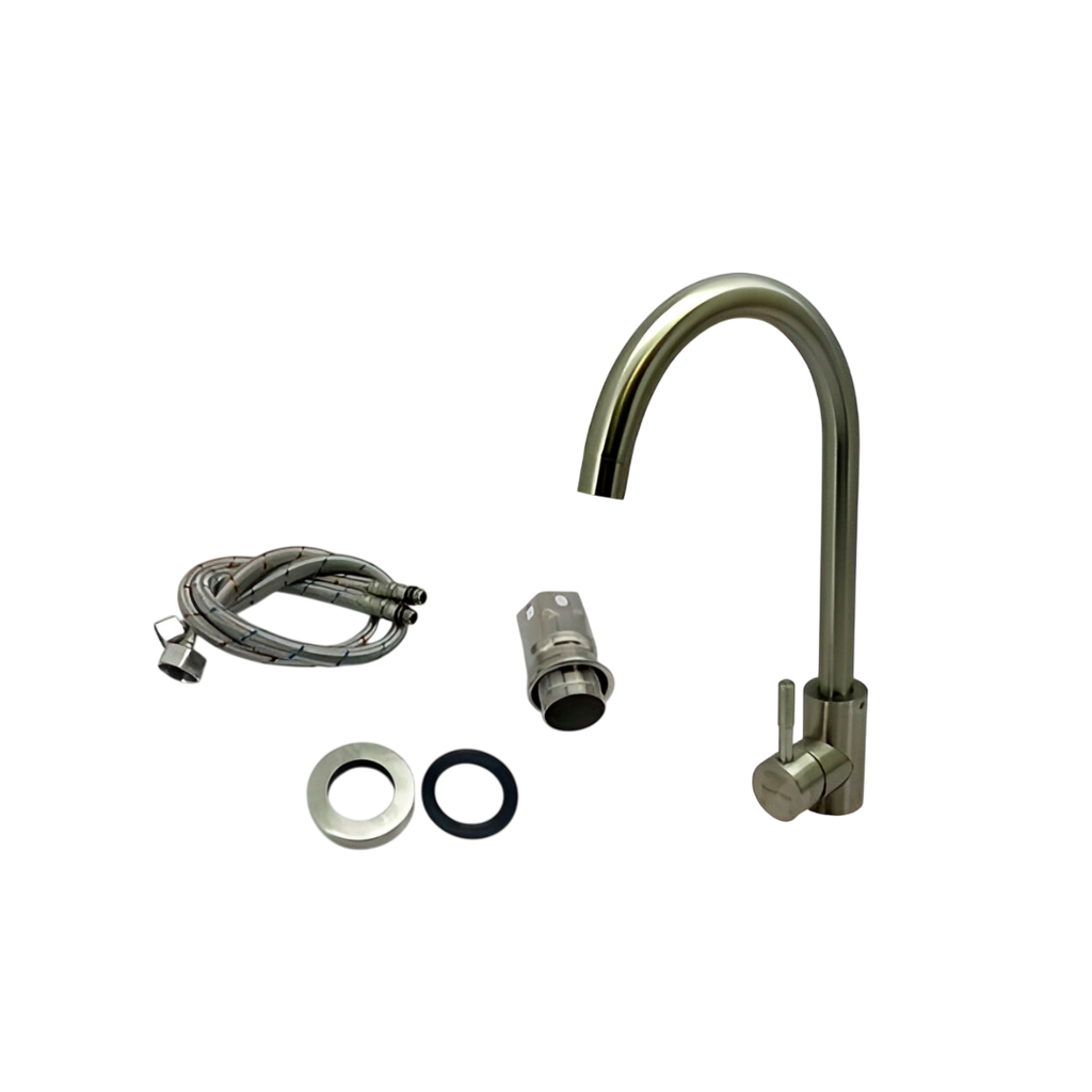 Llave lavatrasto 13" boxer con accesorios nt16203