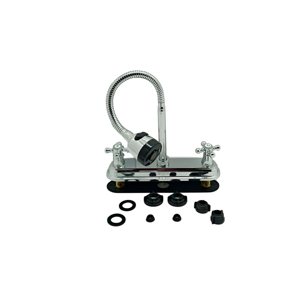 Llave lavatrasto 8" flex 2-per boxer nt1619-8