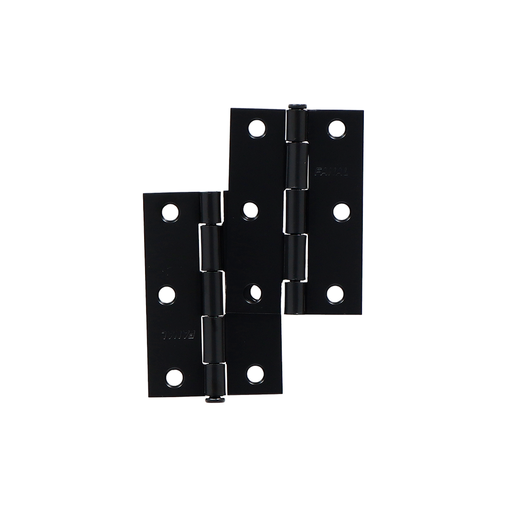 Bisagra fanal 3"x3" 3pc n888-026 negro/mate