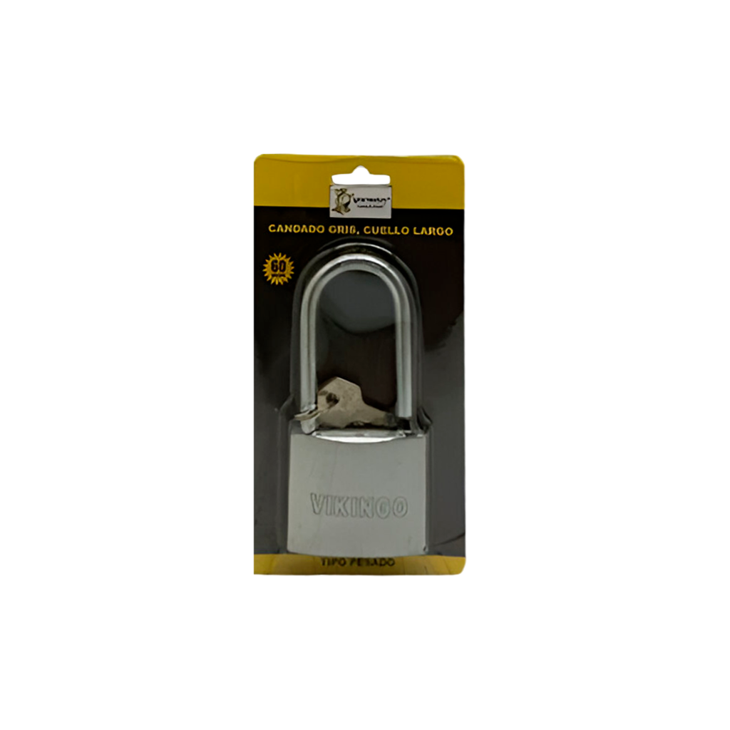 Candado vikingo 50mm con largo ipg50l gris