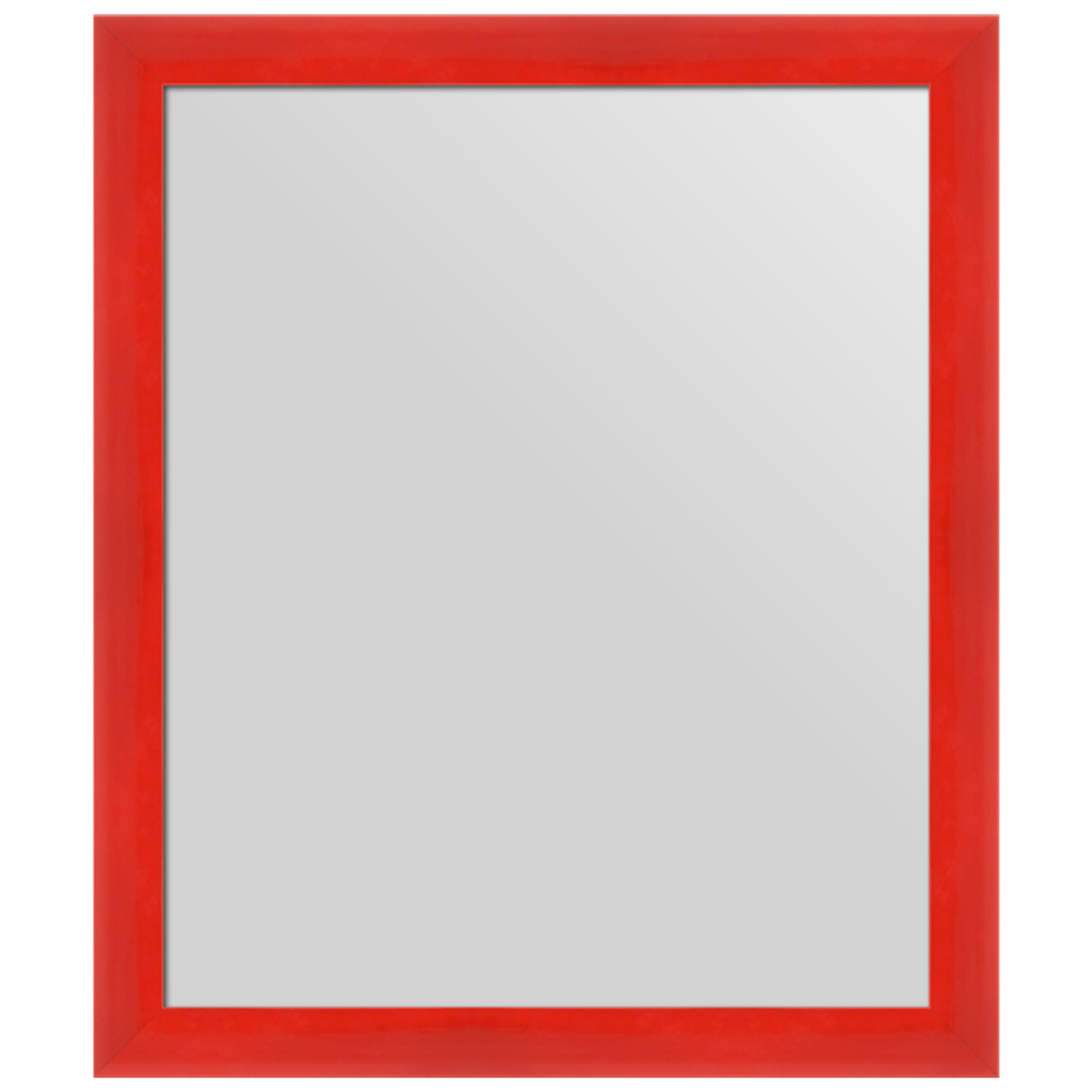 Espejo con marco 37x47 cm 2-pc1504-3798 rojo