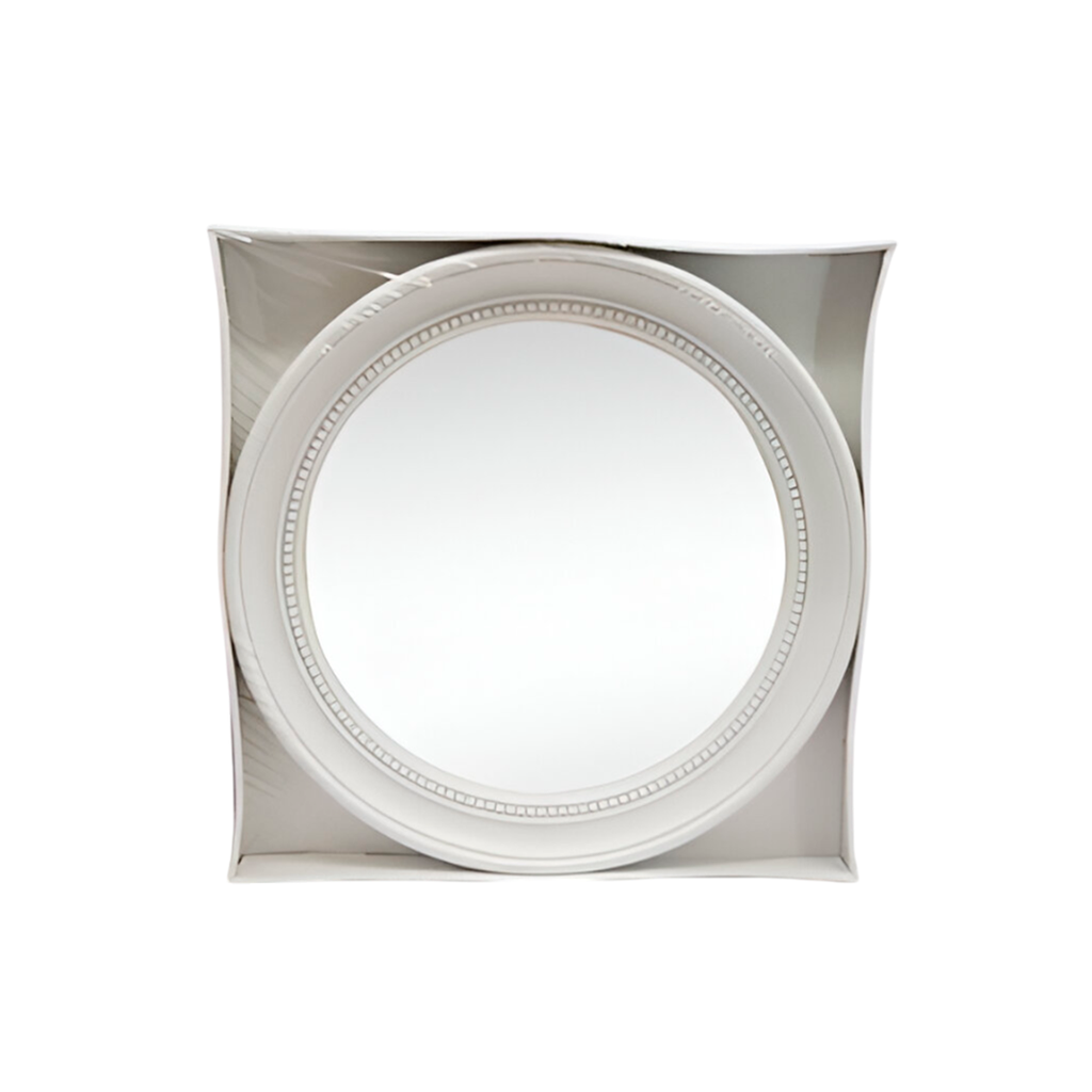Espejo con marco plastico redondo 45 cm 2-721366091
