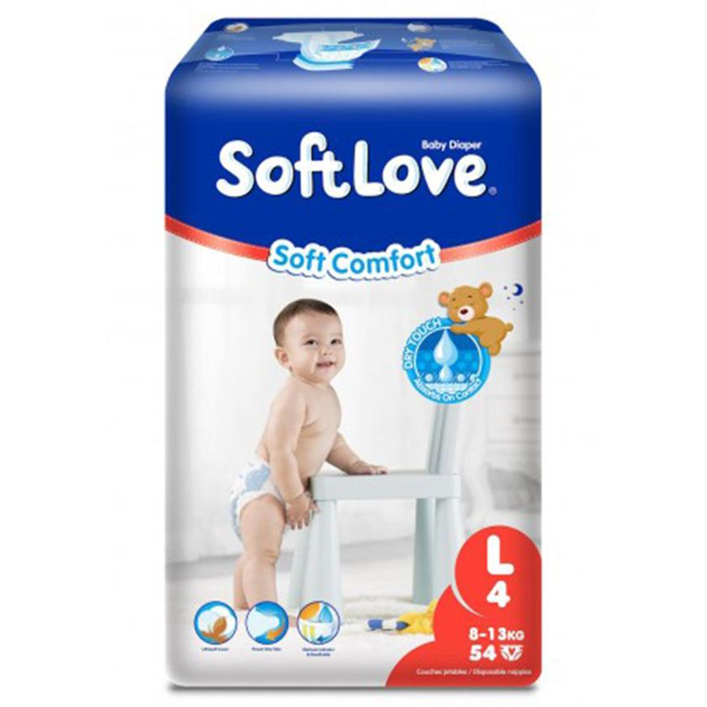 Pañal para niño talla l soft love confort