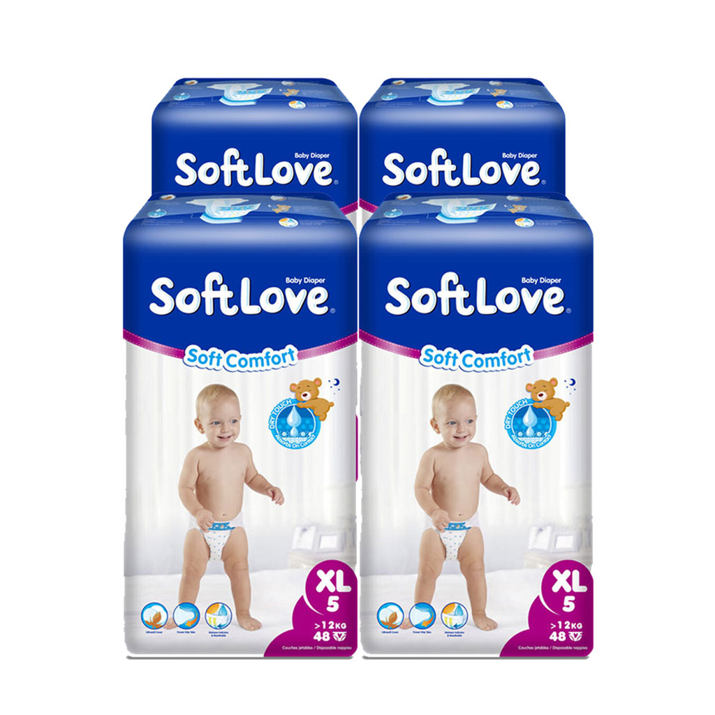 Pañal para niño talla xl soft love confort