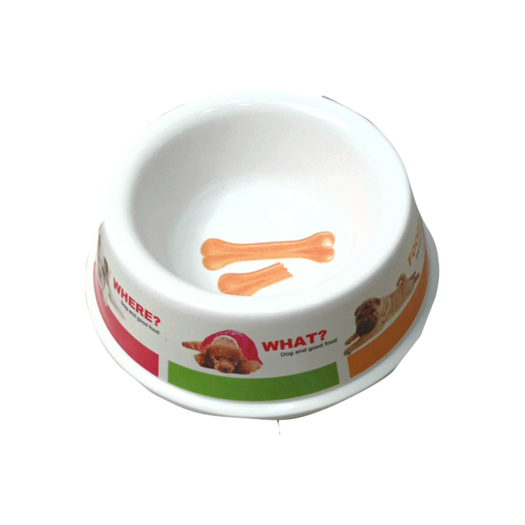 Plato para perro melamina 12x7 cm 2-180309179