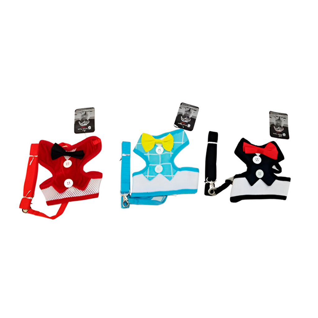 Arnes para perro con corbatin ntpt503-bow varios diseño