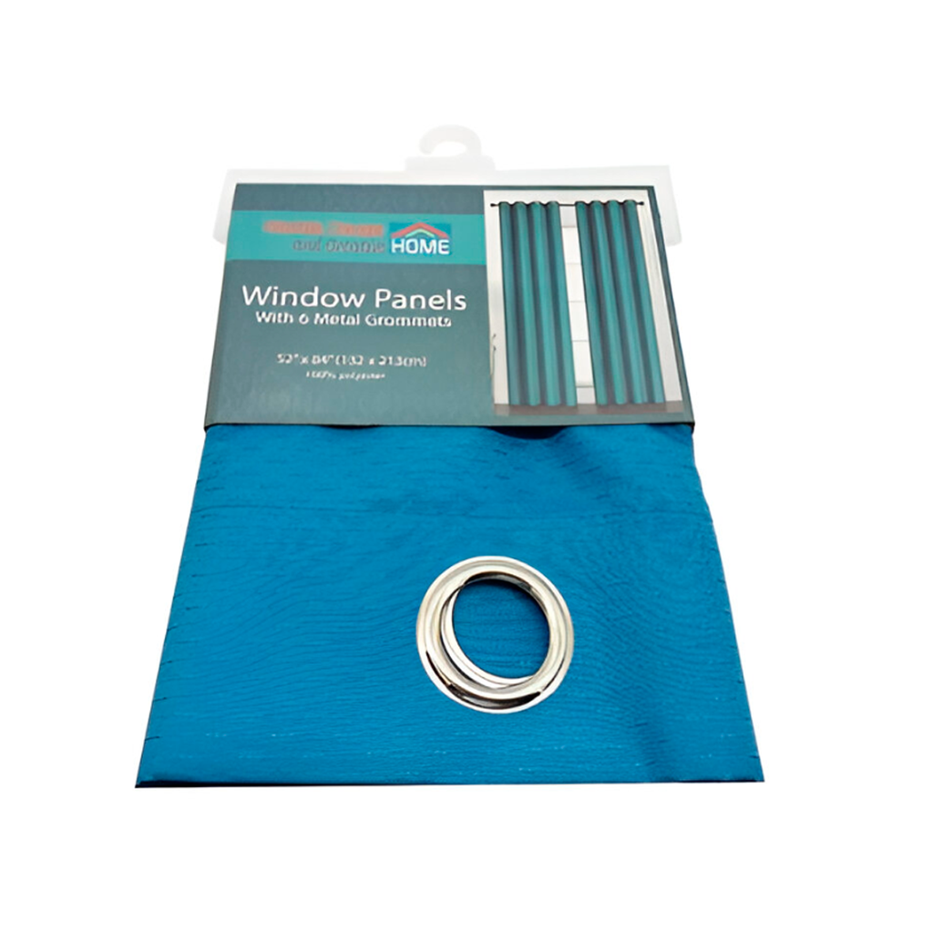 Cortina sala 52x84" d01010 azul