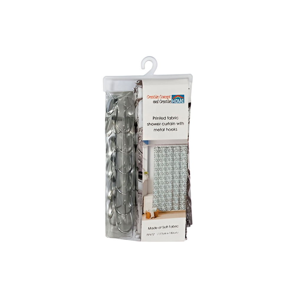 Cortina para baño 70x72" creative y23-ba002