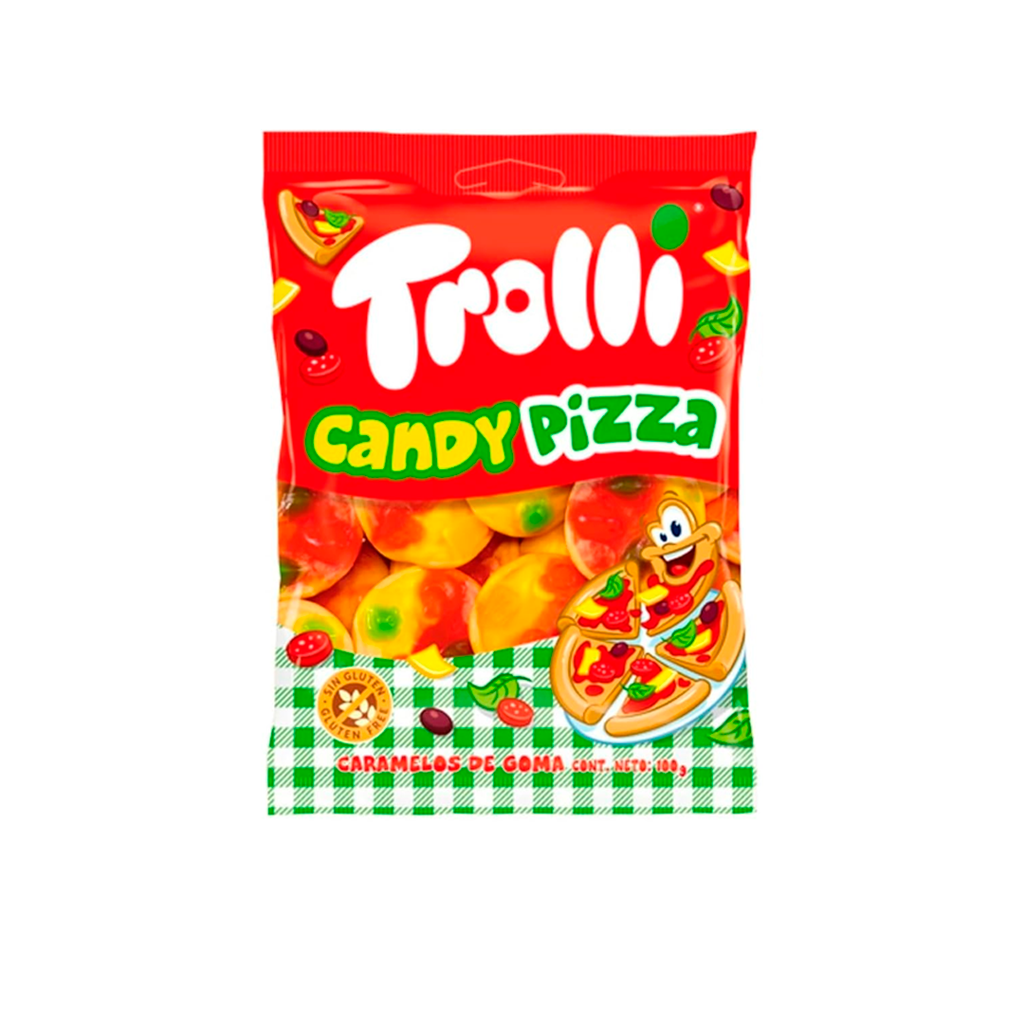 Dulce gomitas trolli 100g candy pizza