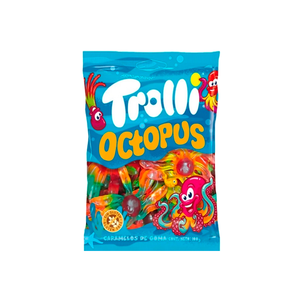 Dulce gomitas trolli 100g octopus