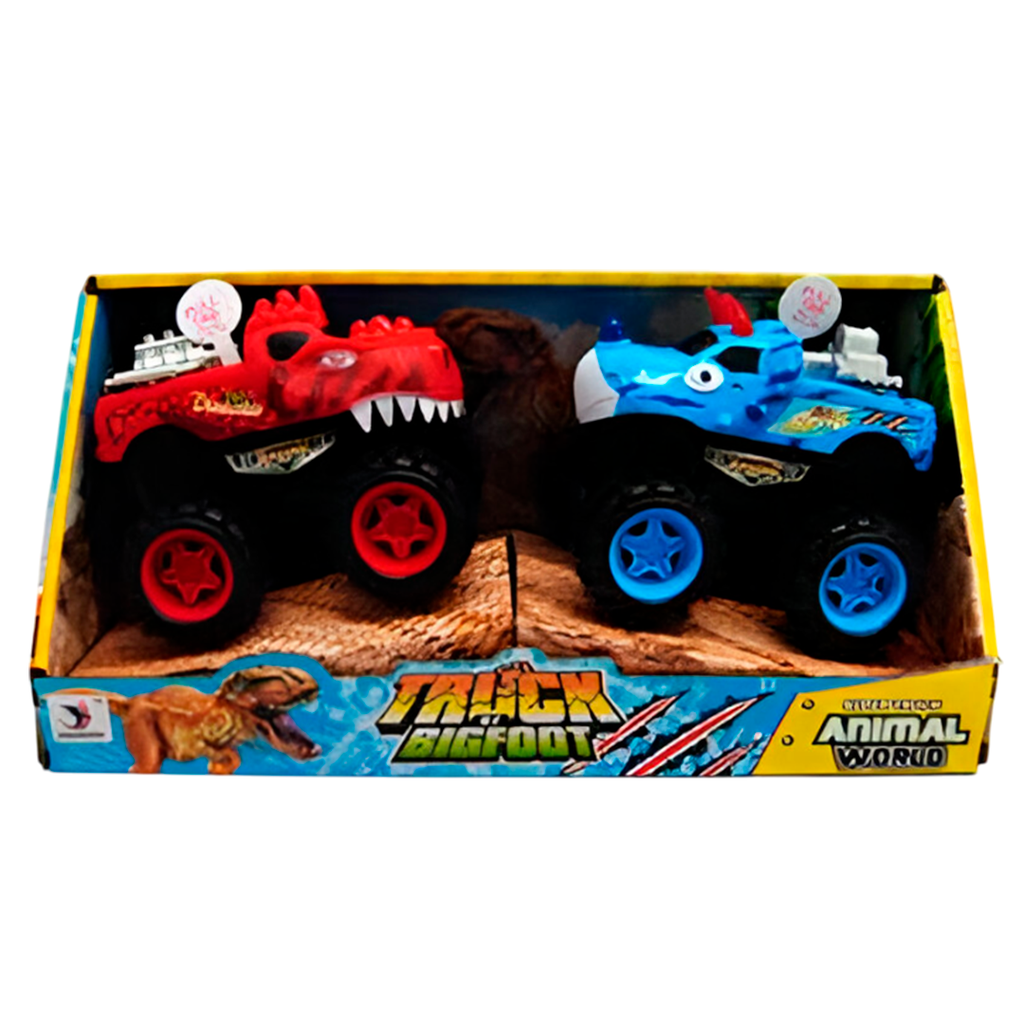 Juguete carro 2pc con luz-sonido jd47799/1818-51