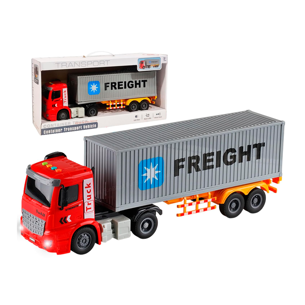 Juguete carro rastra con luz-sonido jd56117