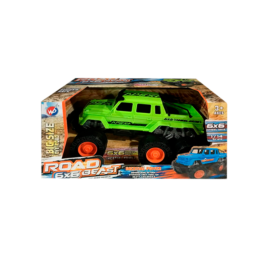 Juguete carro road 6x6 beast jd50813a