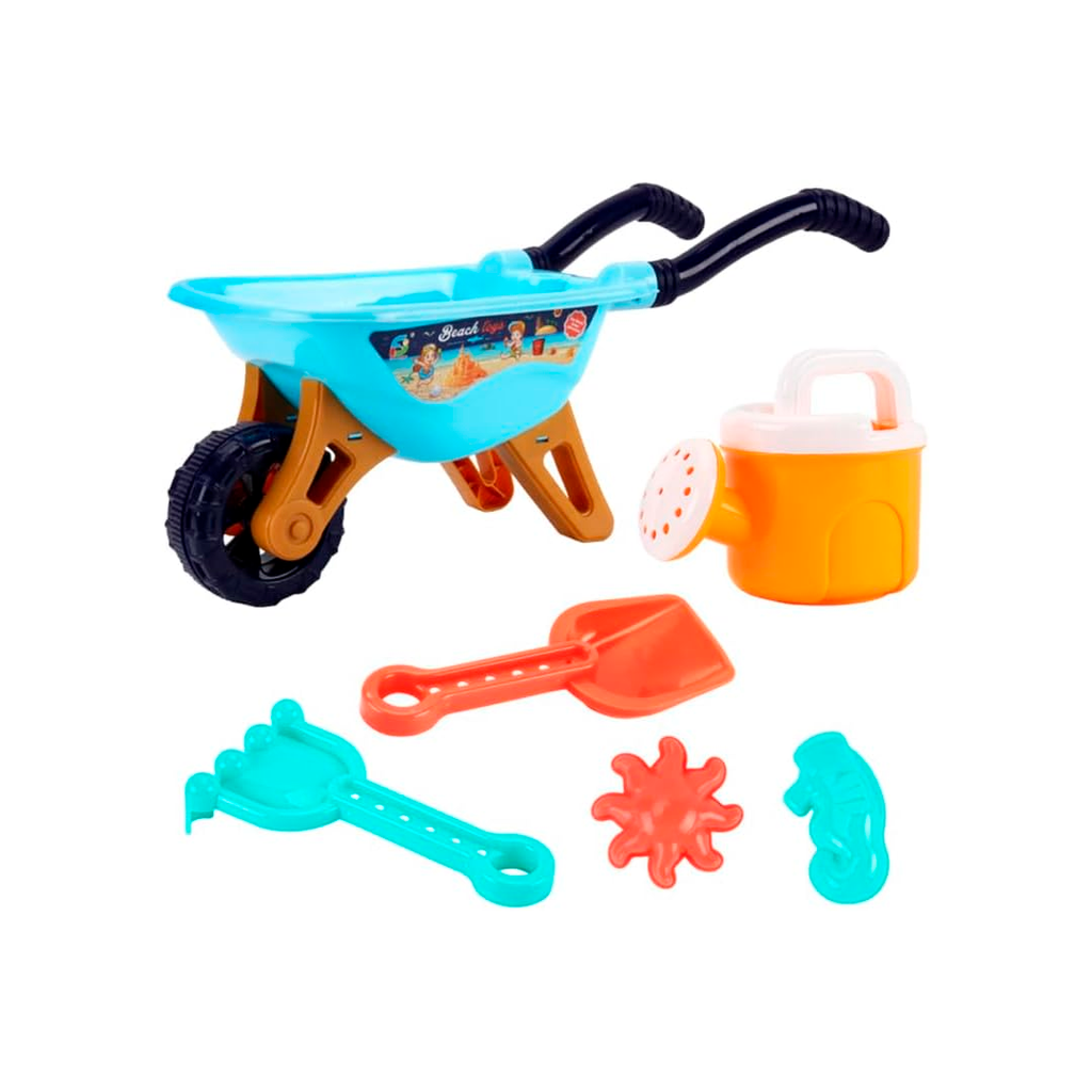 Juego para playa 6pc con carreta 733-378