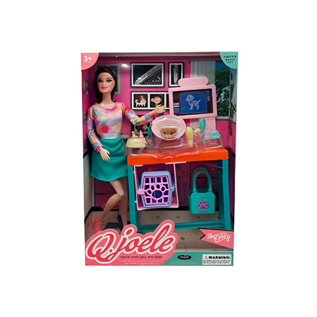 Juguete muñeca veter con accesorios 2303o0088