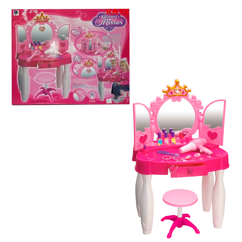 Juguete tocador para niña con luz musica 661-20