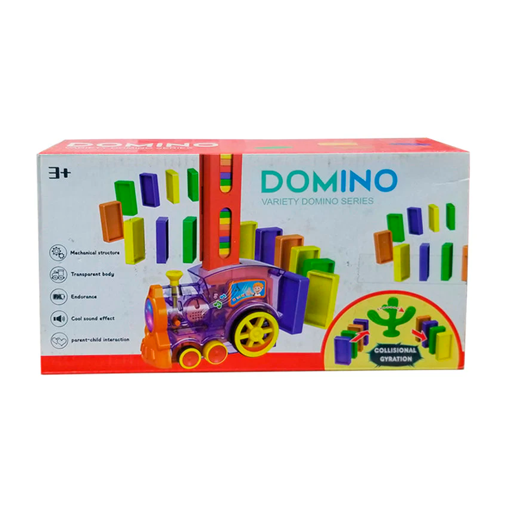 Juguete tren domino con luz 2109k394
