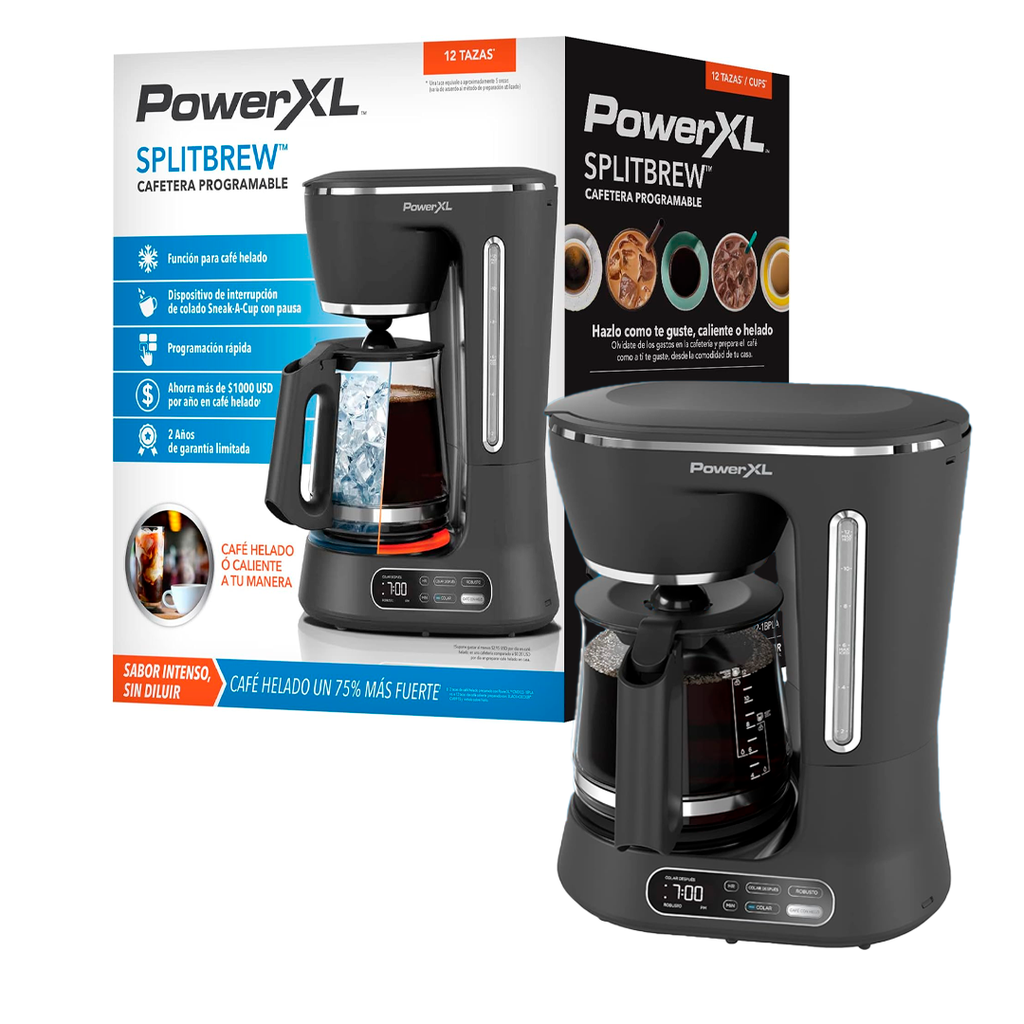 Percoladora 12 tazas digi powerxl cm0122-1b