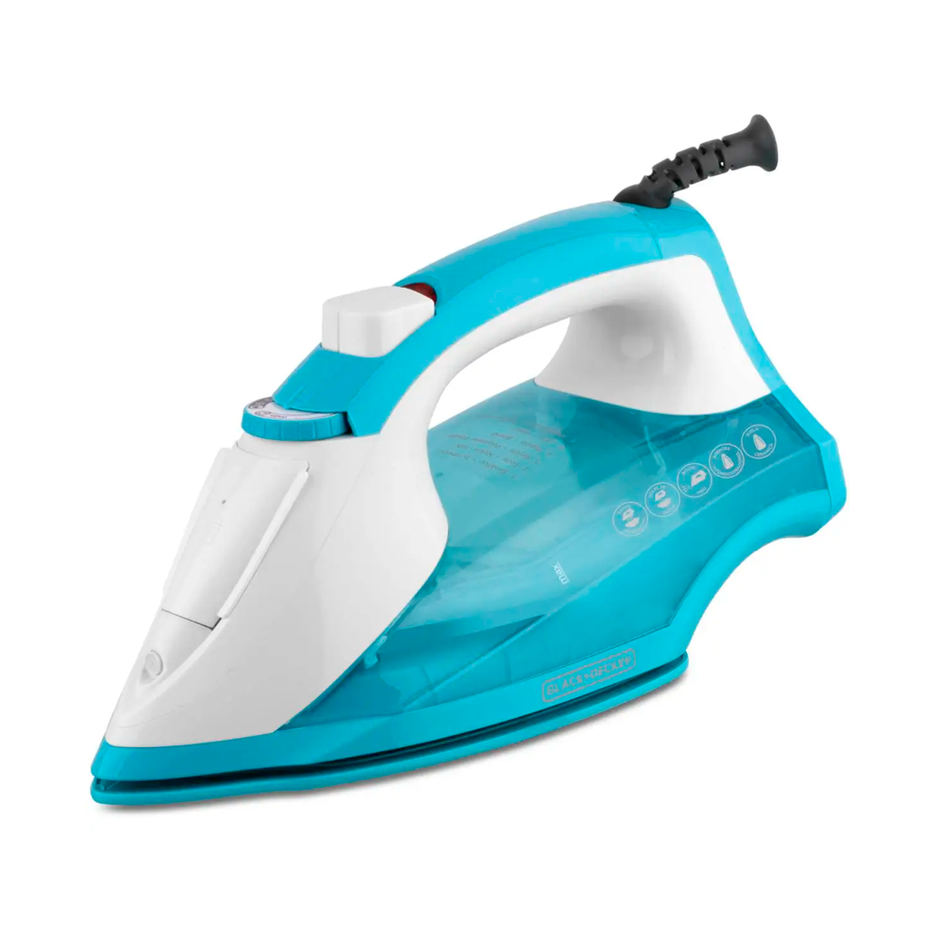 Plancha electrica vapor 1200w b&d ir1851 celeste