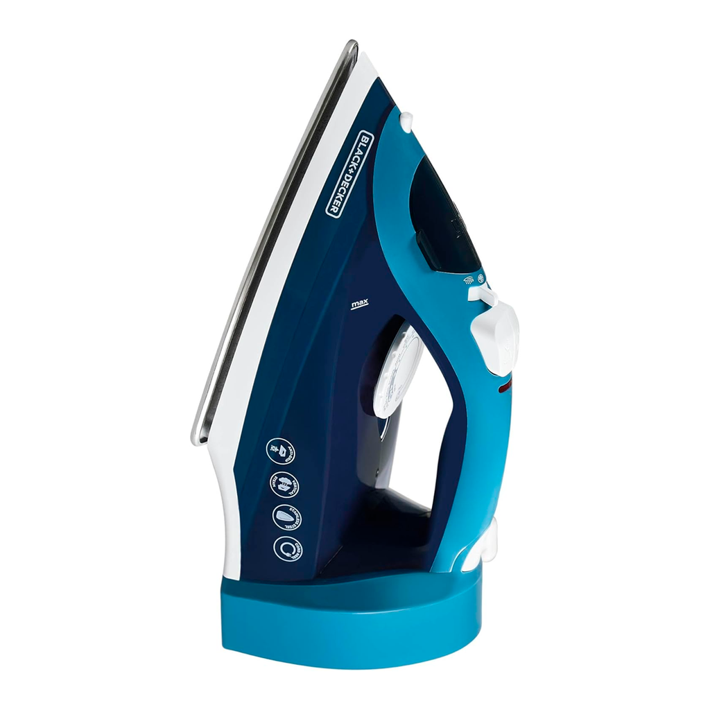 Plancha electrica vapor con retractil icr004b-la