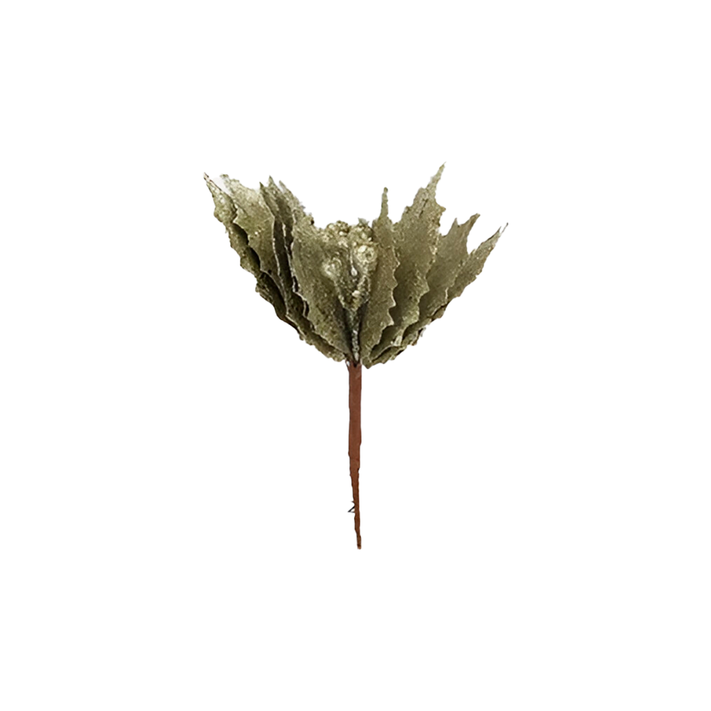 Flor navideña 19x22cm 463863lg champagne