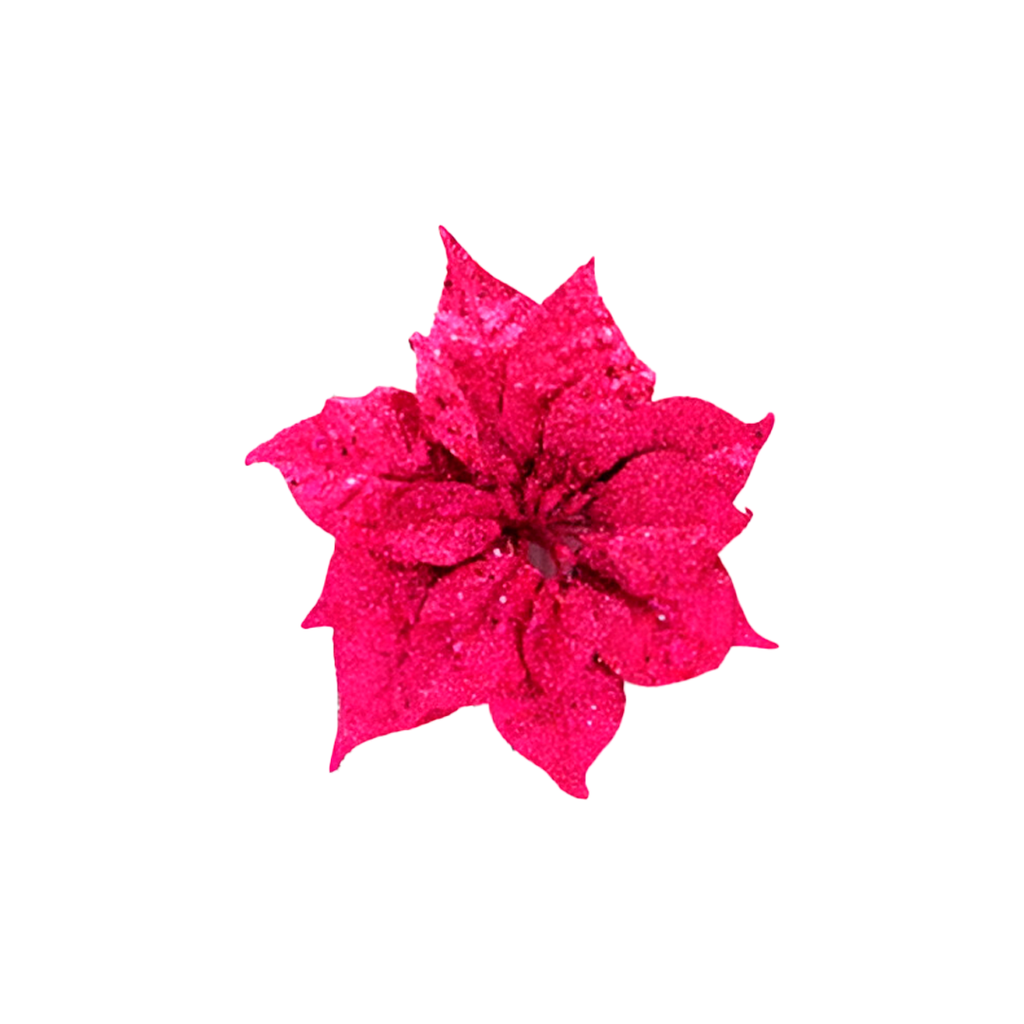 Flor navideña 24cm xh1462389pi rosado