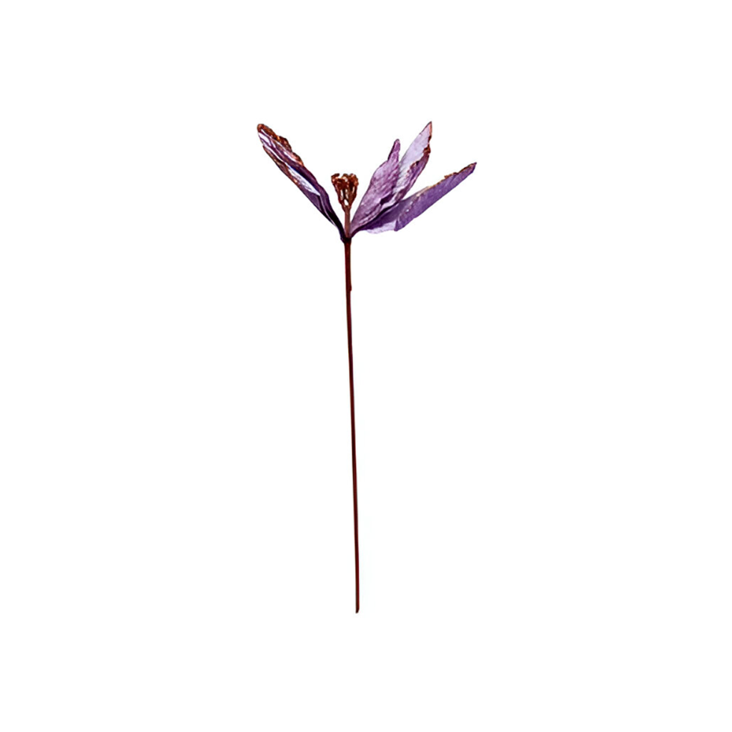 Flor navideña 30cm 2-cs1603-1197 mora/rose gold