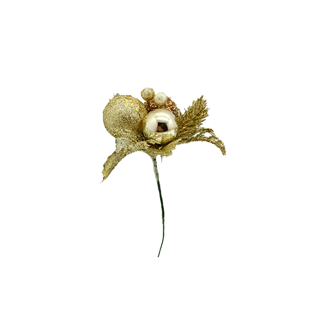 Rama navideña 18cm xh1463199lg champagne