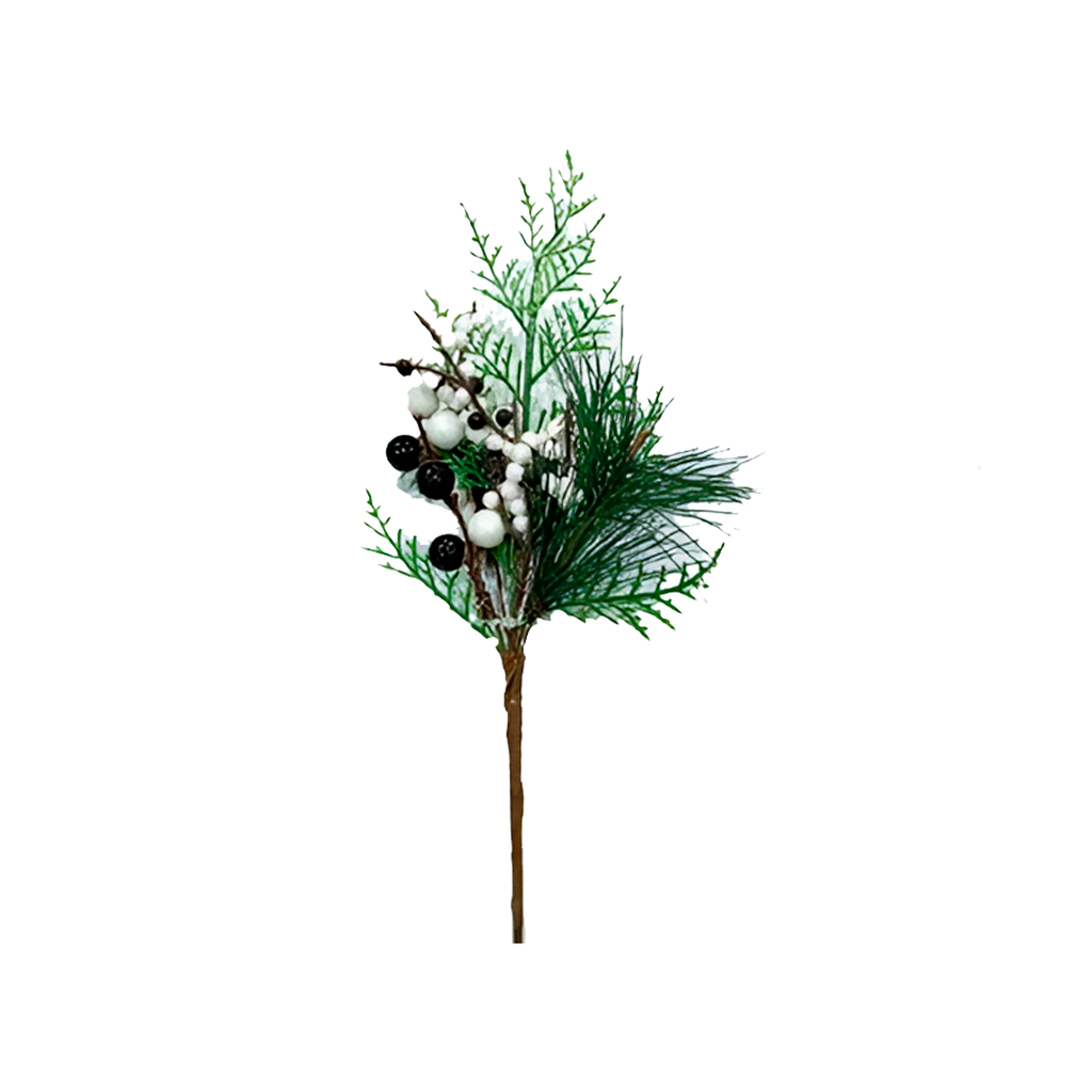 Rama navideña 32cm sf-1353 blanca